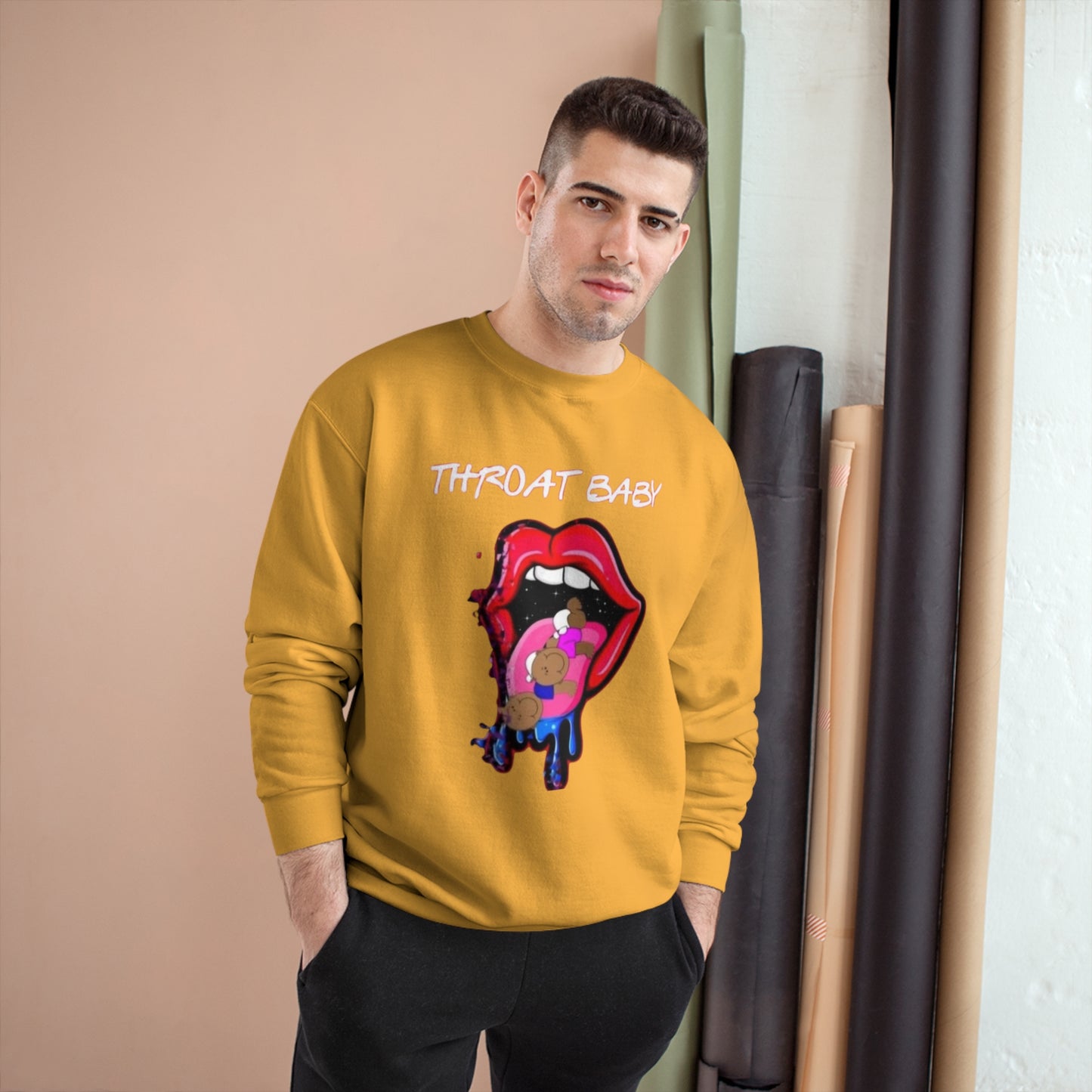 Throat Baby Champion Sweatshirt