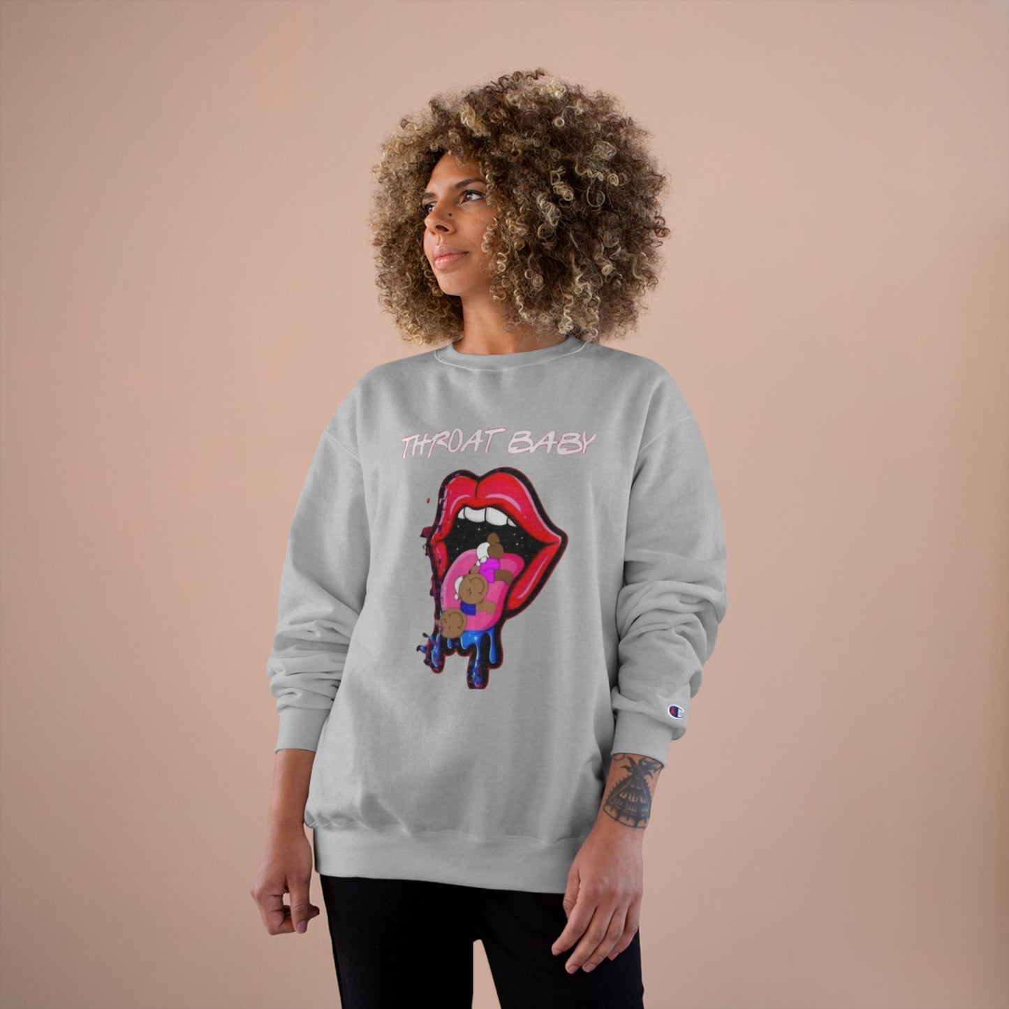 Throat Baby Champion Sweatshirt