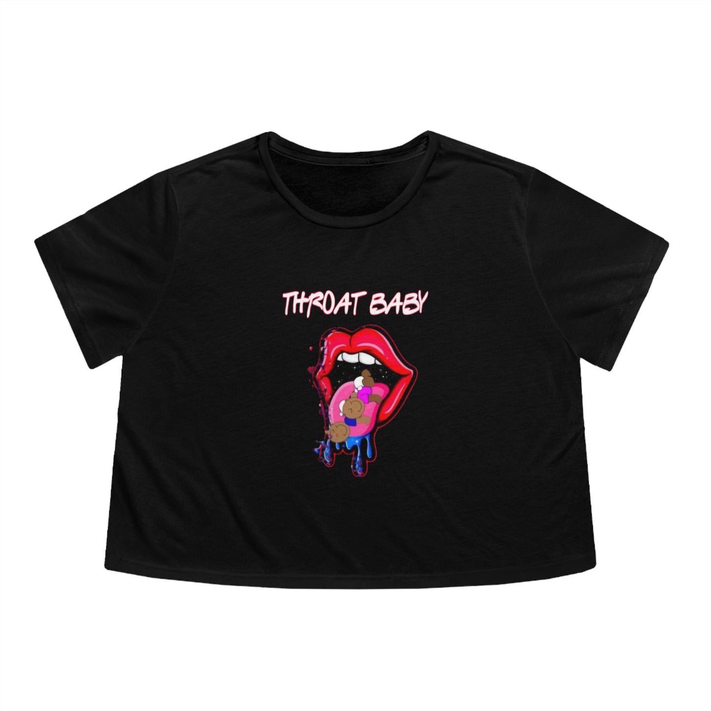 Throat Baby Women's Flowy Cropped Tee