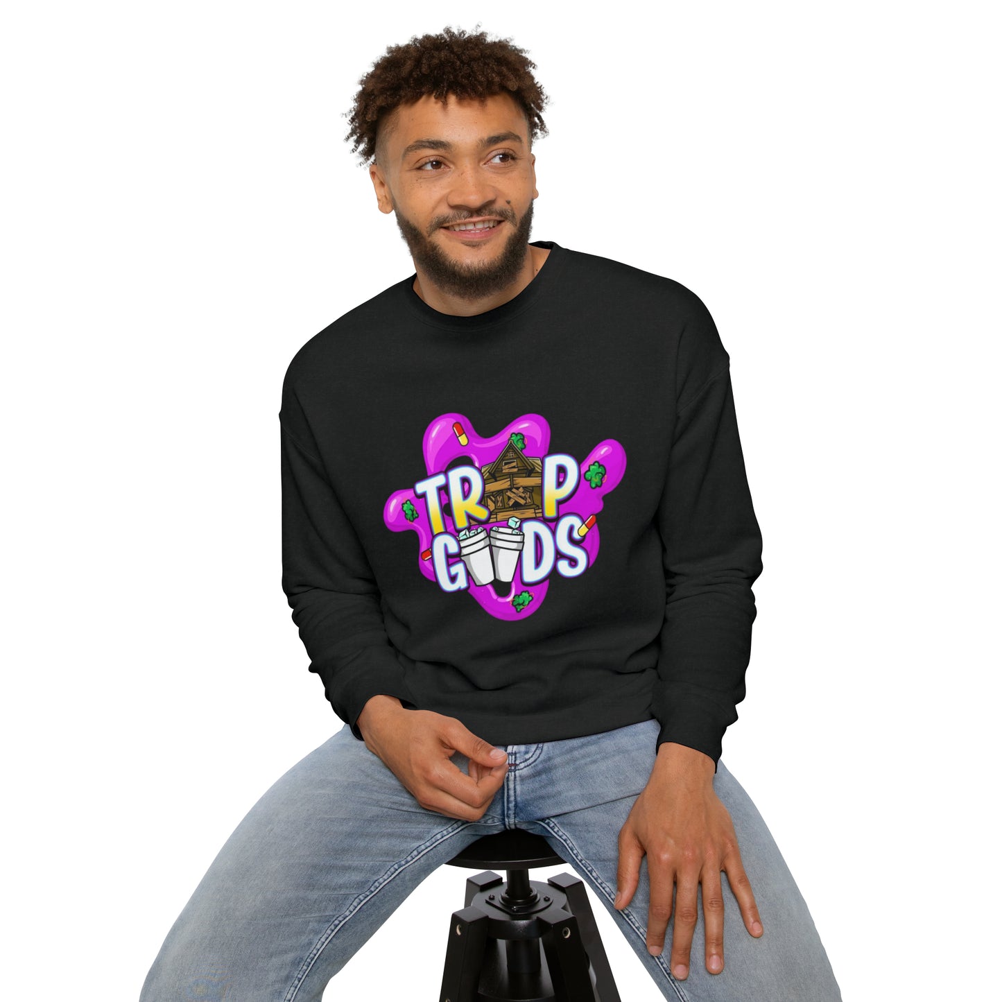 Trap Goods Unisex Drop Shoulder Sweatshirt