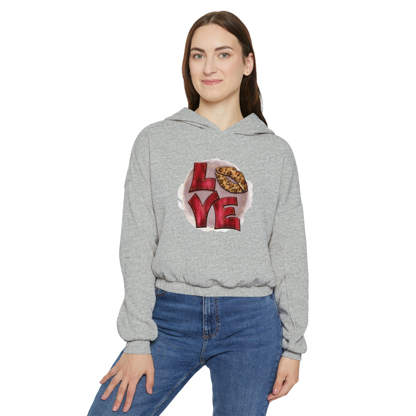 Love Women's Cinched Bottom Hoodie