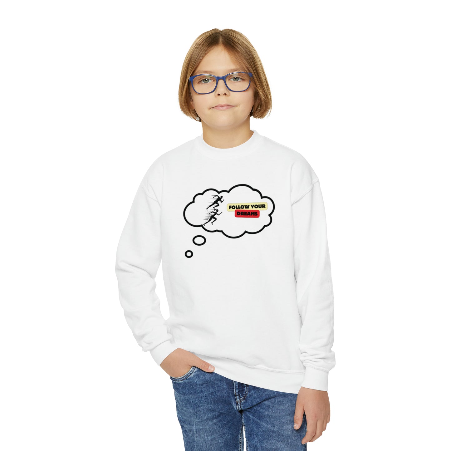 Follow Your Dreams Youth Crewneck Sweatshirt