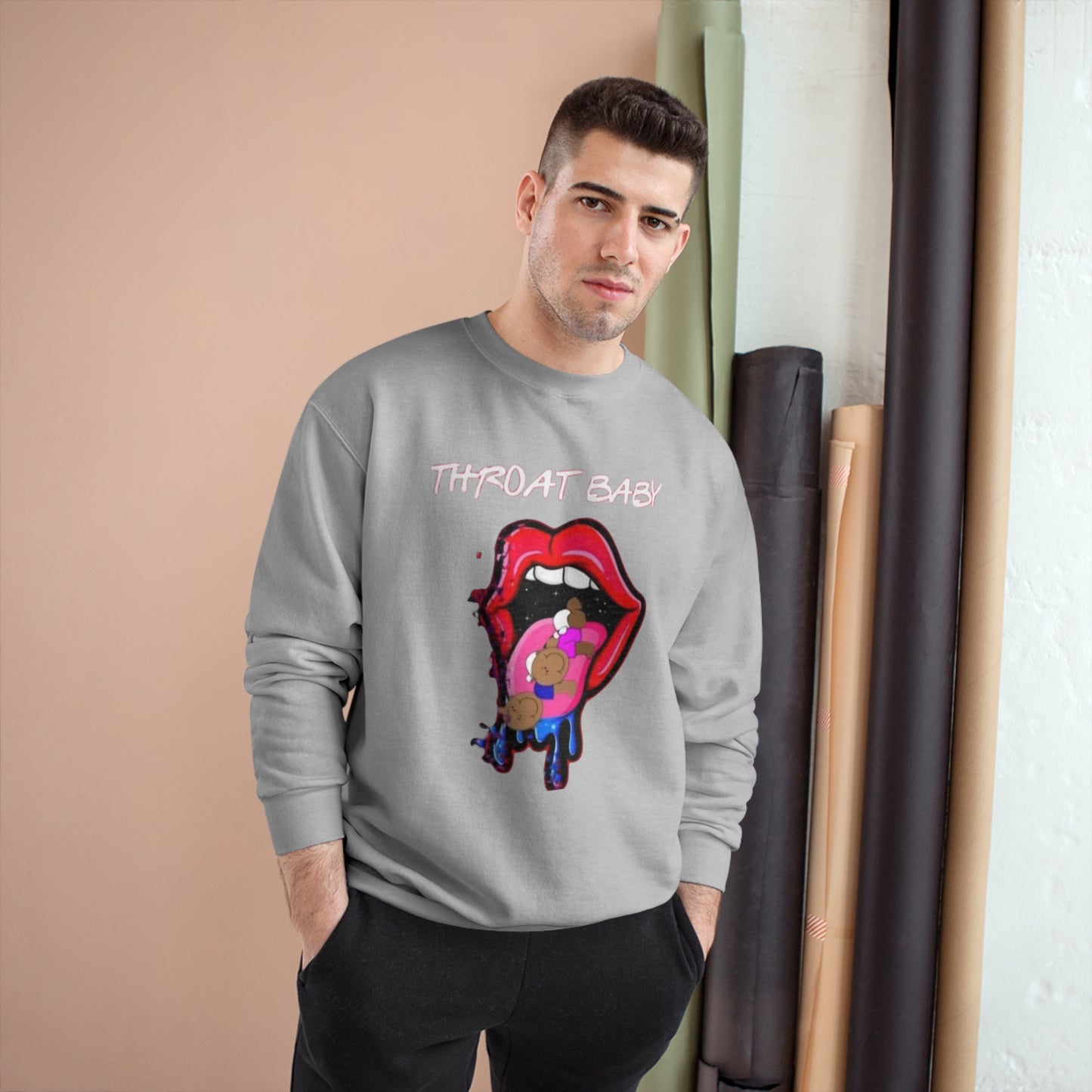 Throat Baby Champion Sweatshirt