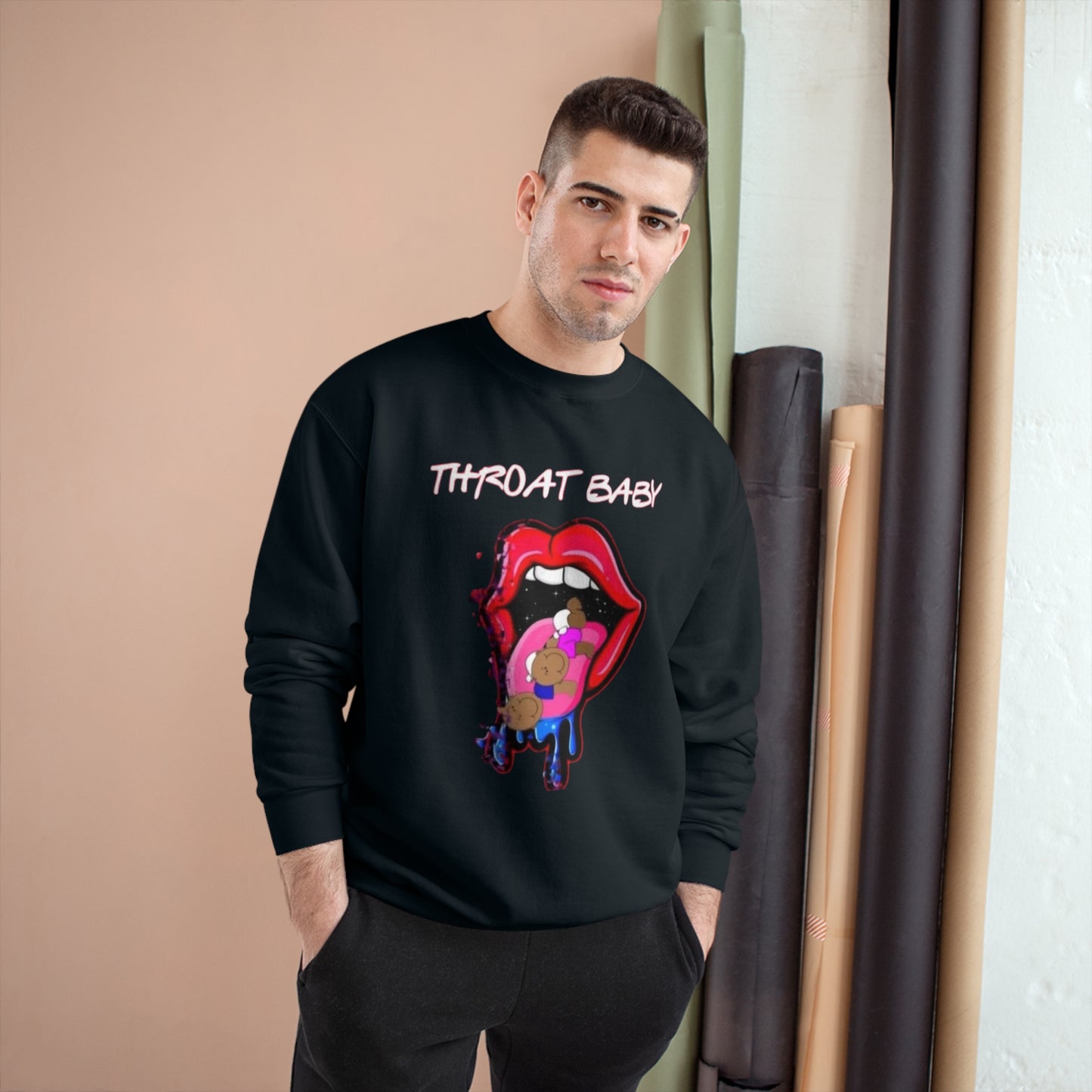 Throat Baby Champion Sweatshirt