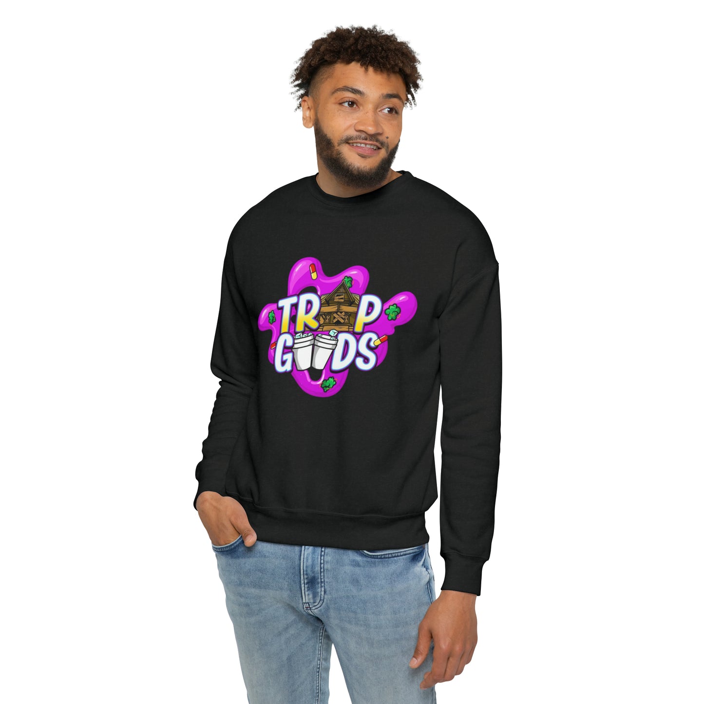 Trap Goods Unisex Drop Shoulder Sweatshirt