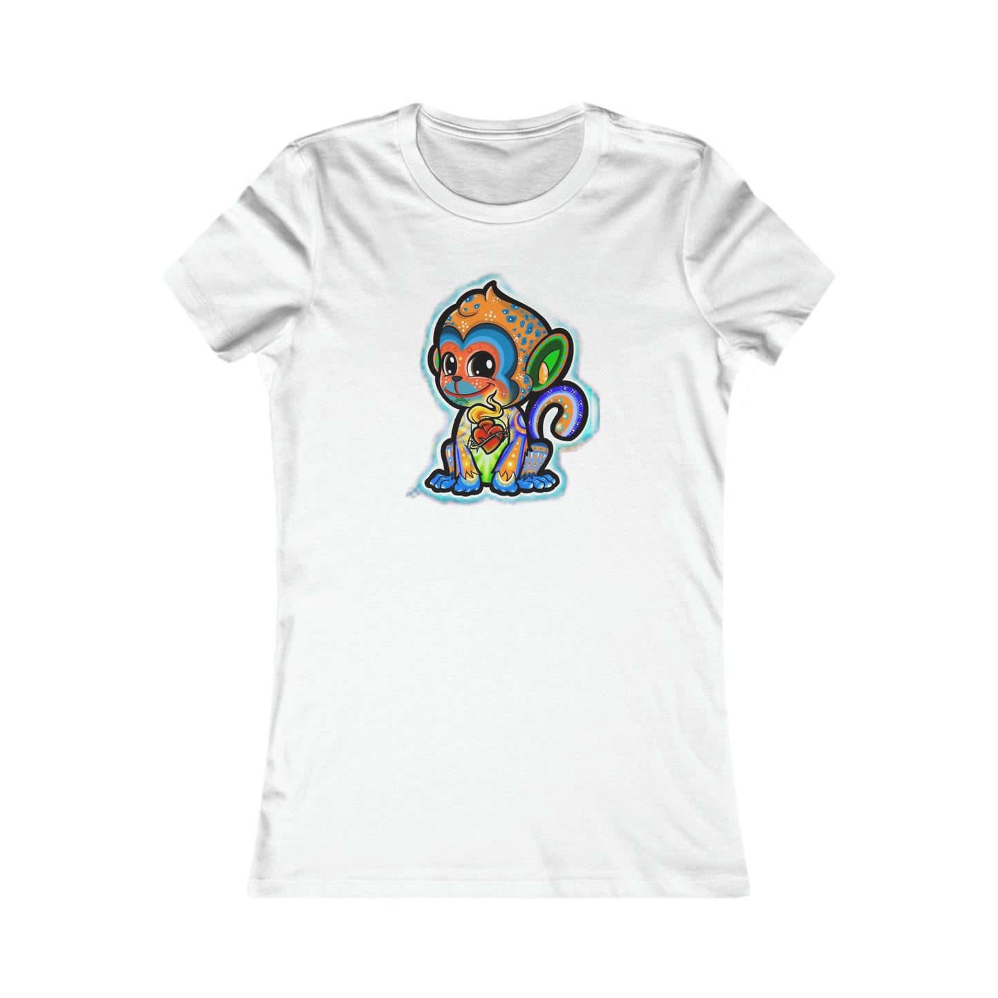 Monkey Heart Women's Custom Tee