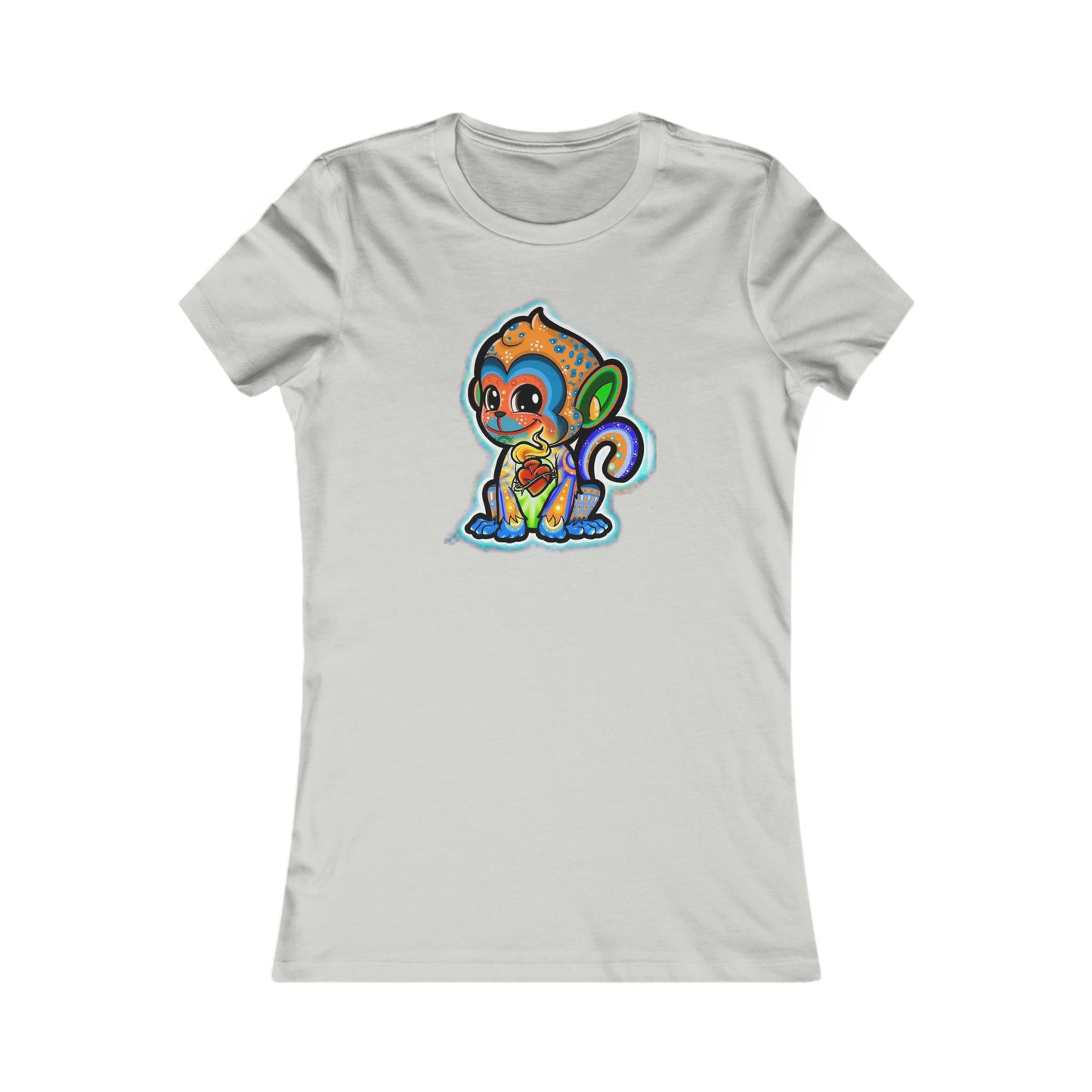 Monkey Heart Women's Custom Tee