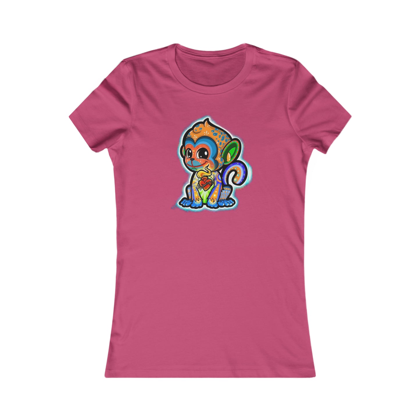 Monkey Heart Women's Custom Tee