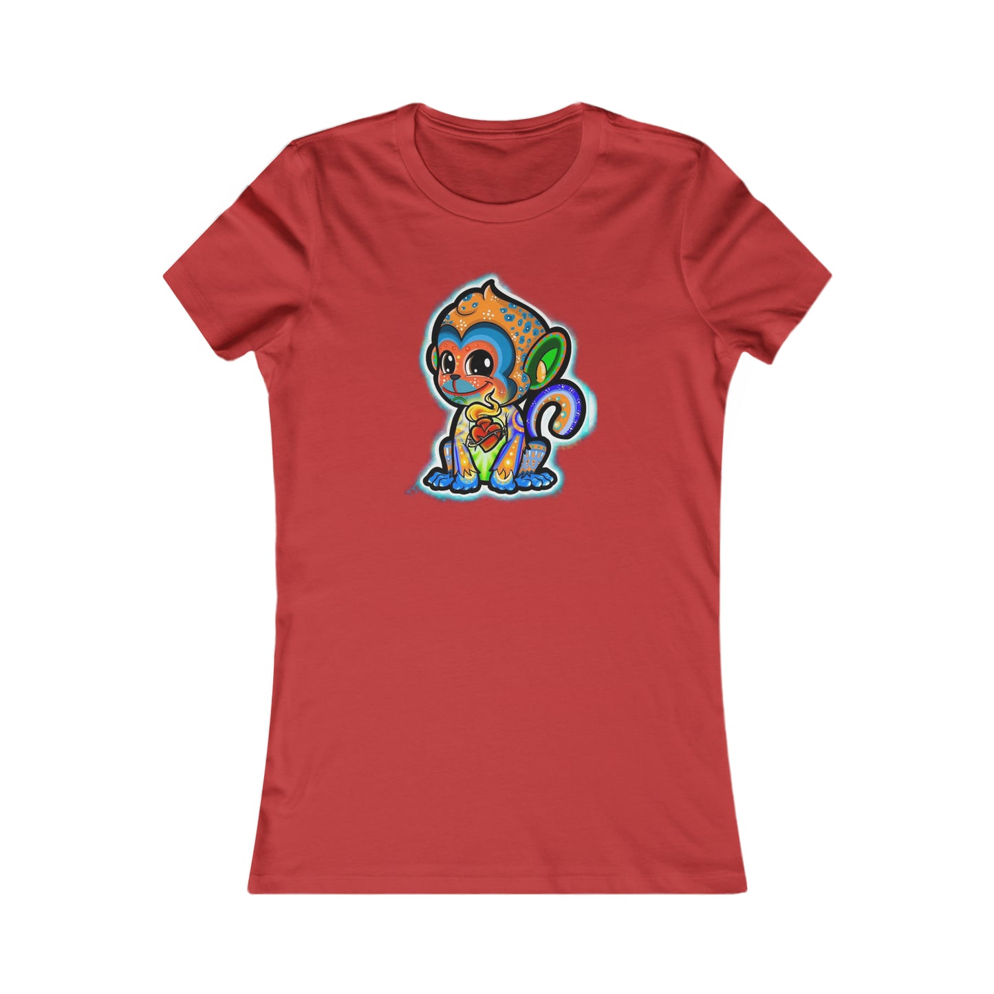 Monkey Heart Women's Custom Tee