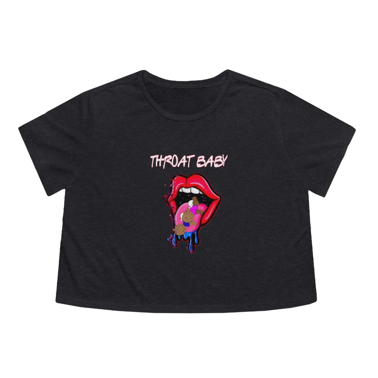 Throat Baby Women's Flowy Cropped Tee