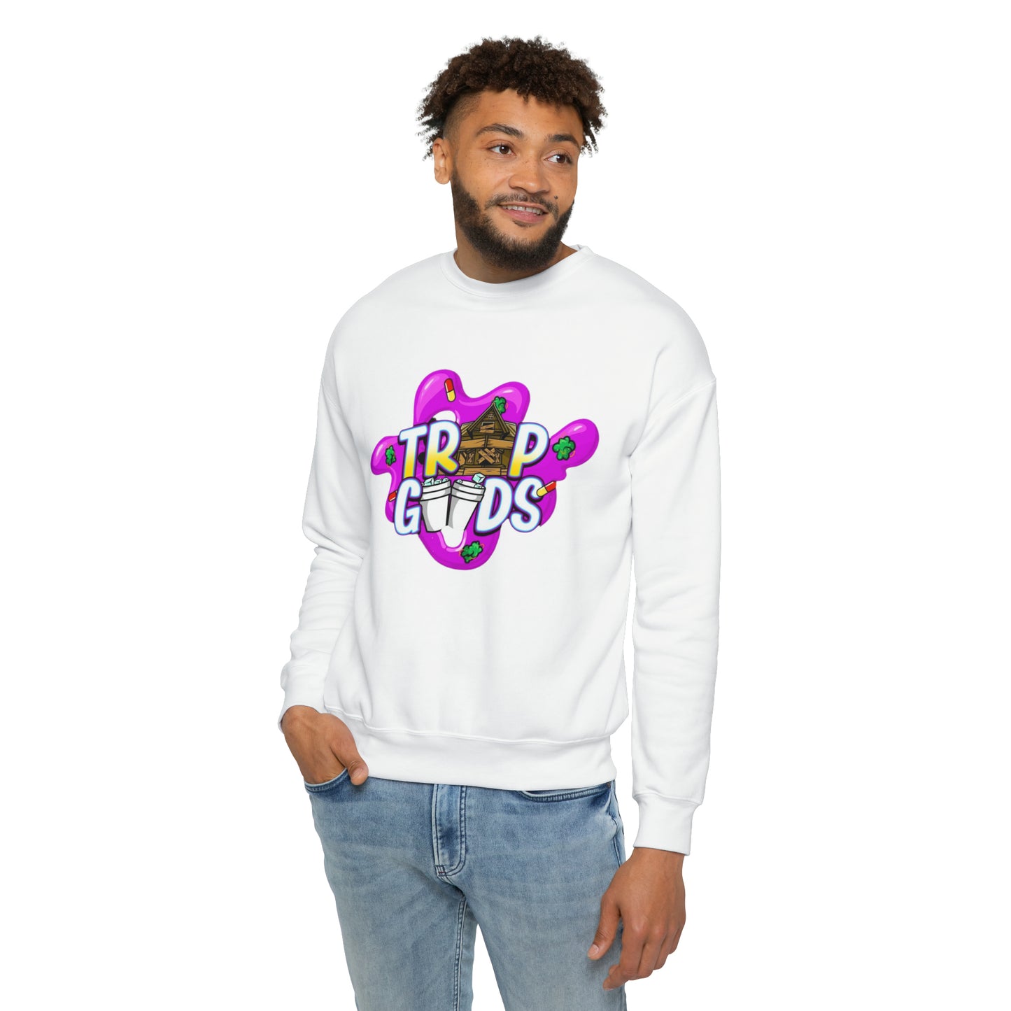 Trap Goods Unisex Drop Shoulder Sweatshirt