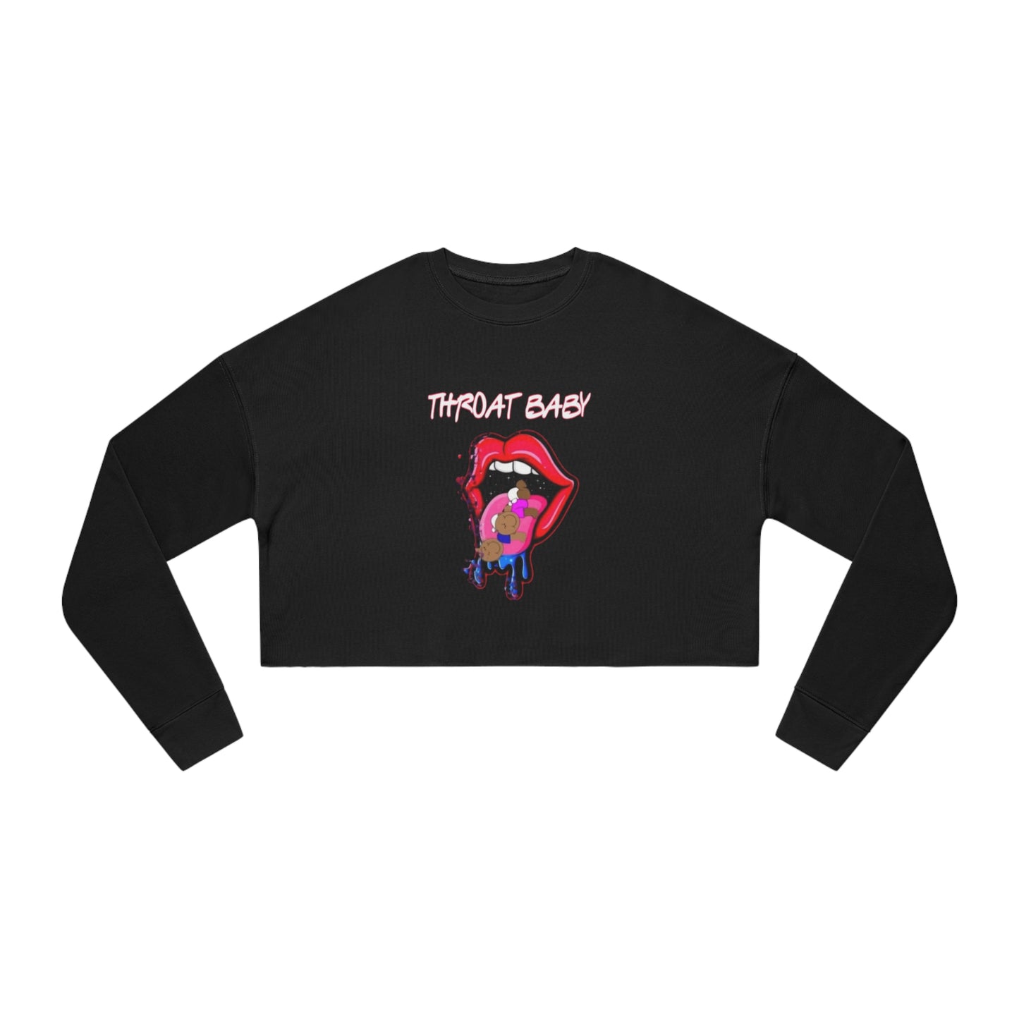 Throat Baby Women's Cropped Sweatshirt