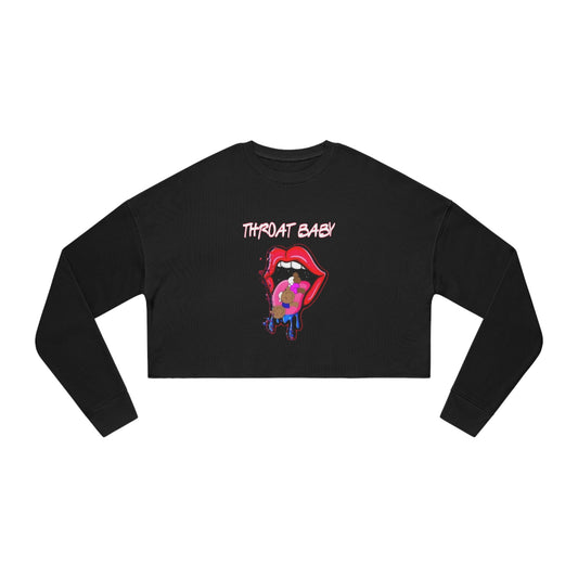 Throat Baby Women's Cropped Sweatshirt