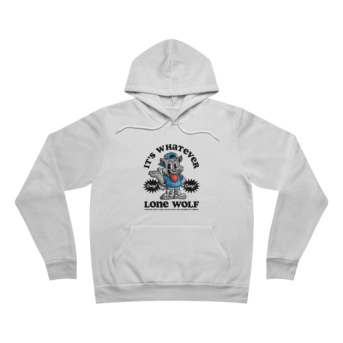 Lone Wolf Unisex Sponge Fleece Pullover Hoodie