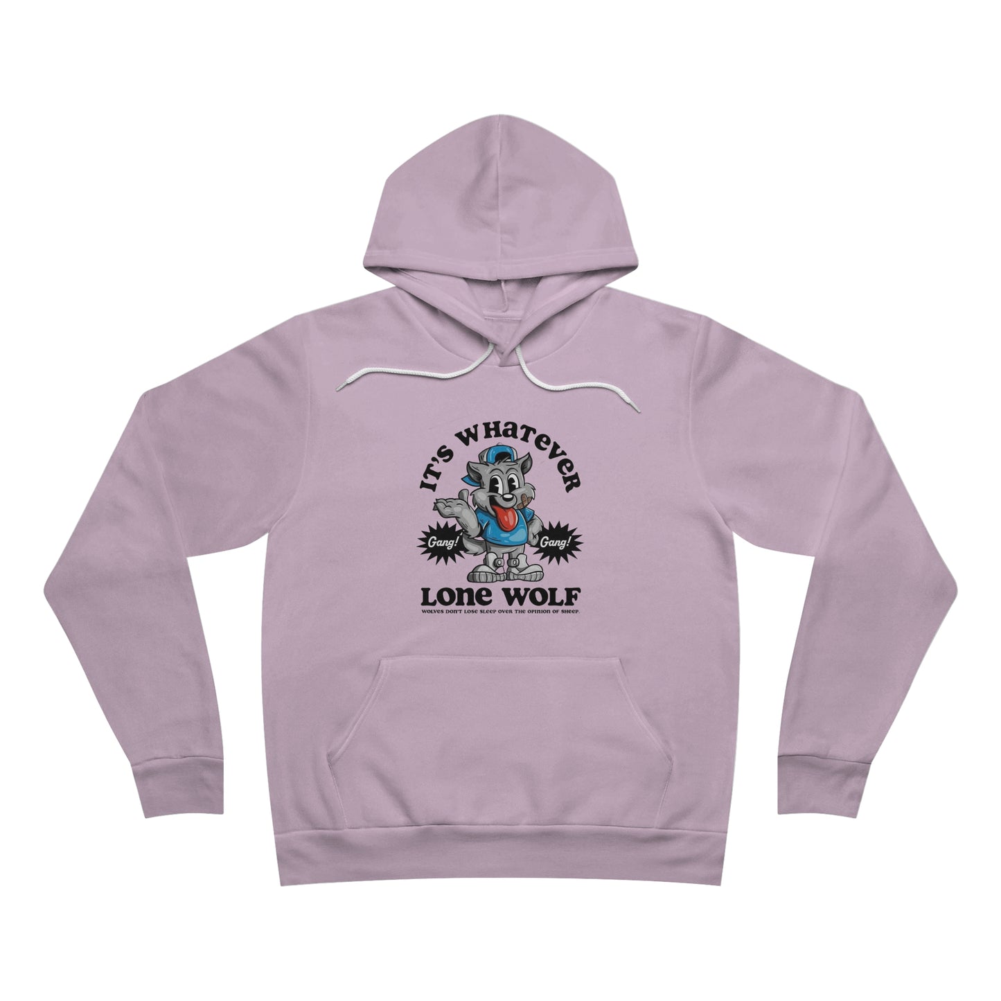 Lone Wolf Unisex Sponge Fleece Pullover Hoodie