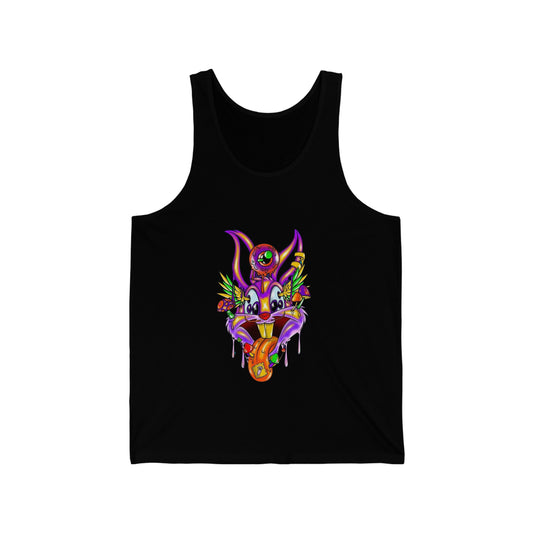 Shroomed Up Bunny Unisex Jersey Tank