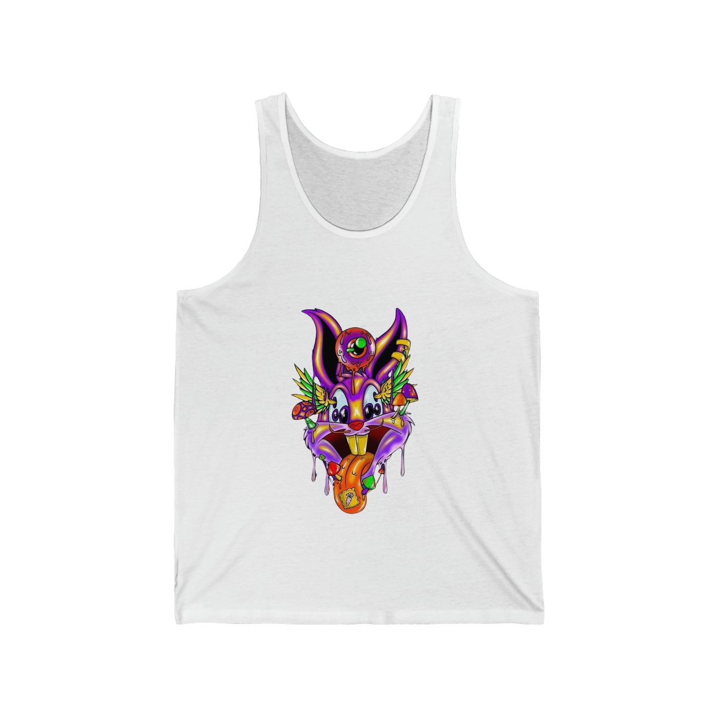 Shroomed Up Bunny Unisex Jersey Tank