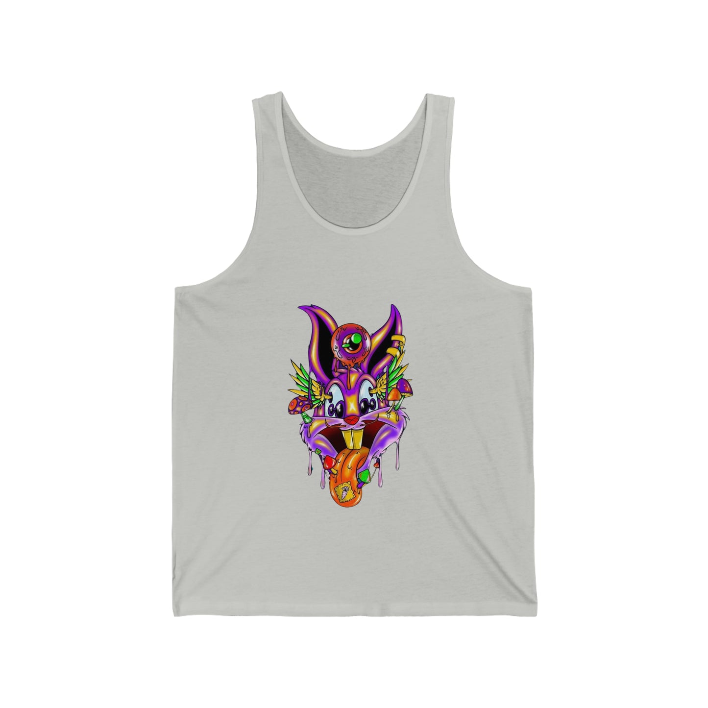 Shroomed Up Bunny Unisex Jersey Tank