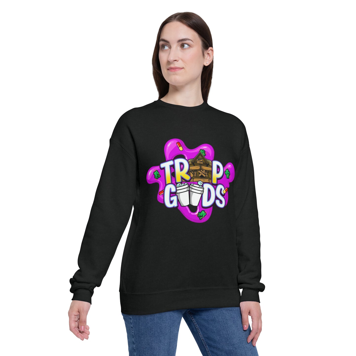 Trap Goods Unisex Drop Shoulder Sweatshirt