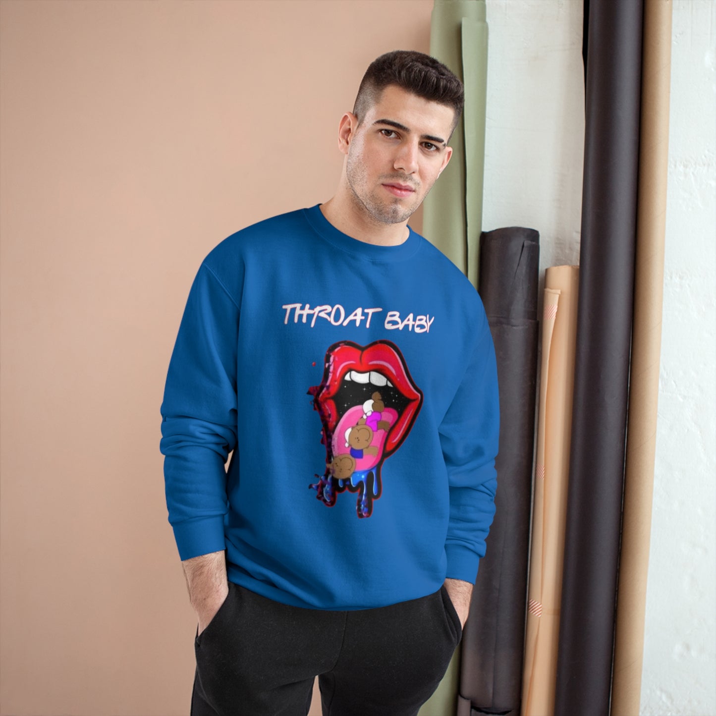 Throat Baby Champion Sweatshirt