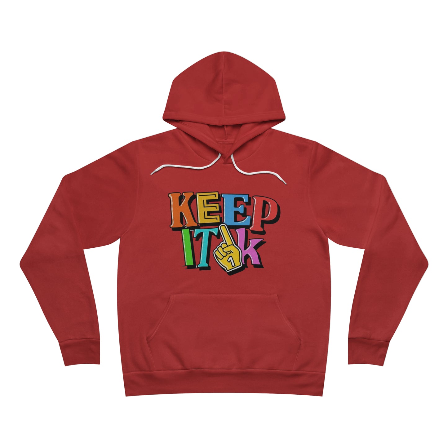 Keep It 1k Unisex Sponge Fleece Pullover Hoodie