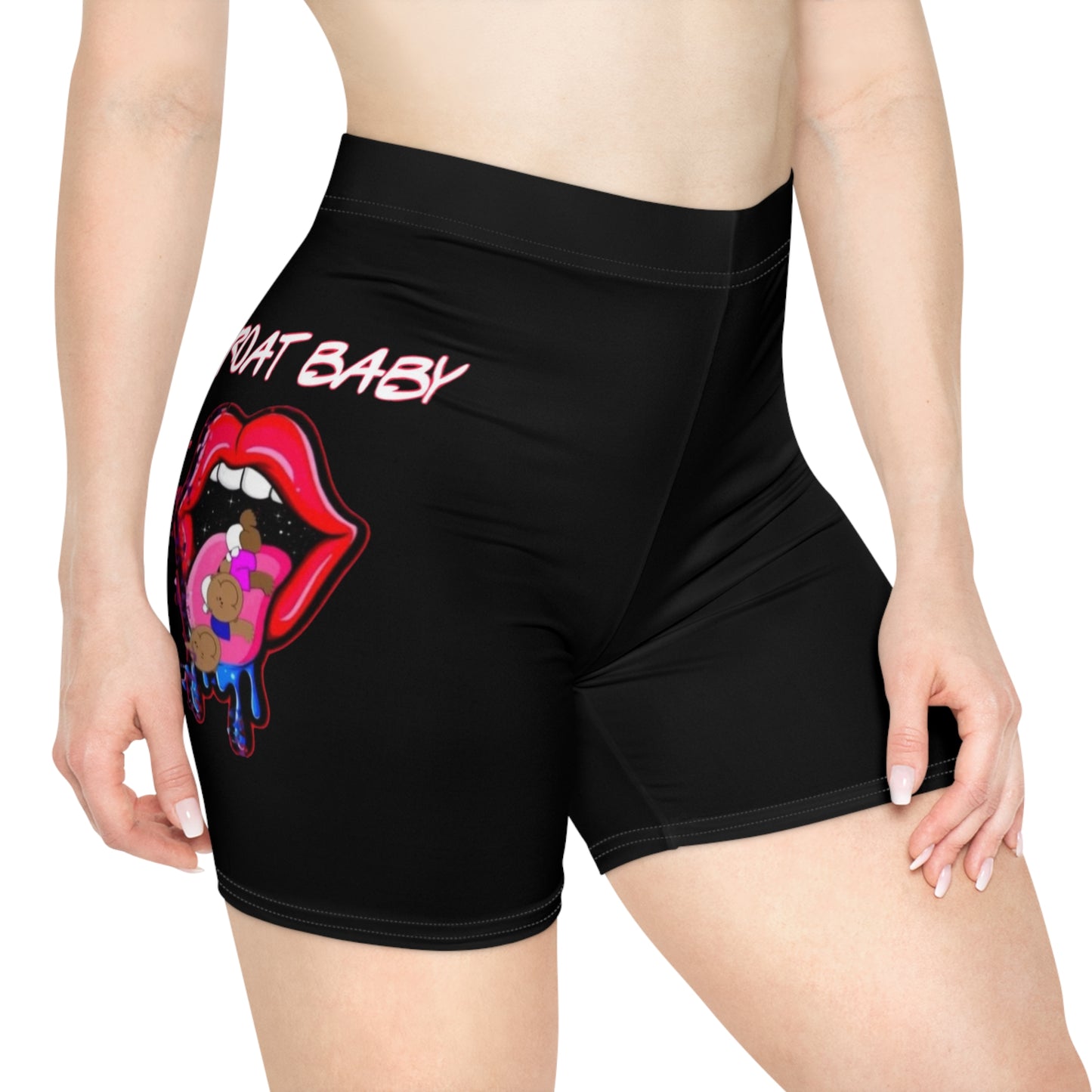 Throat Baby Women's Biker Shorts