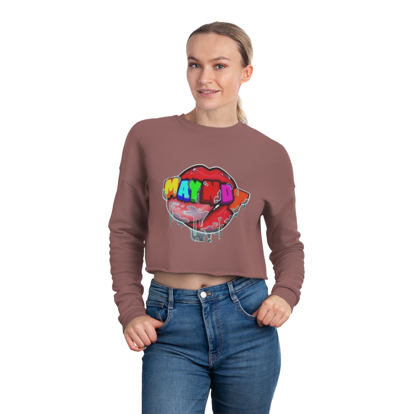 May Not Women's Cropped Sweatshirt