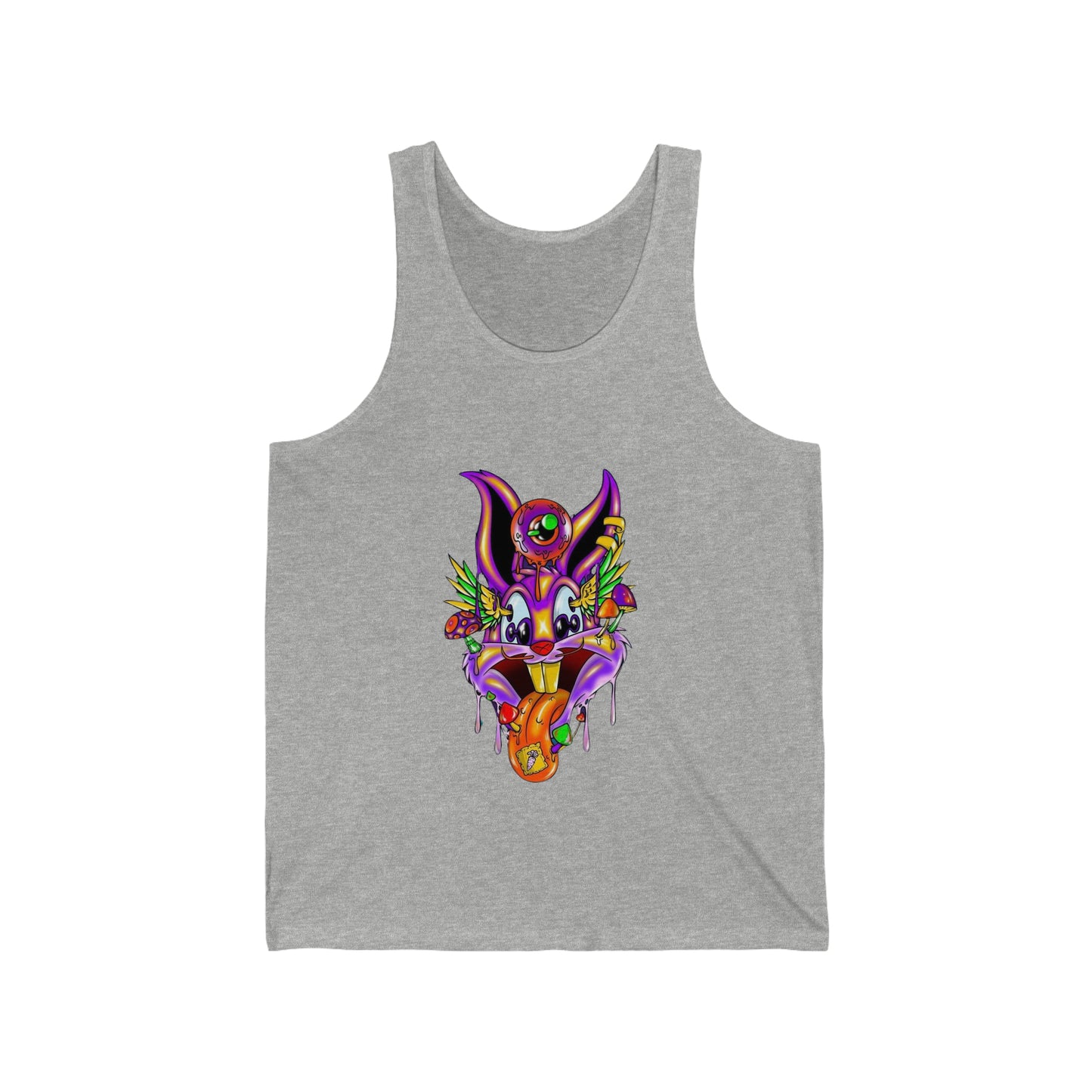 Shroomed Up Bunny Unisex Jersey Tank