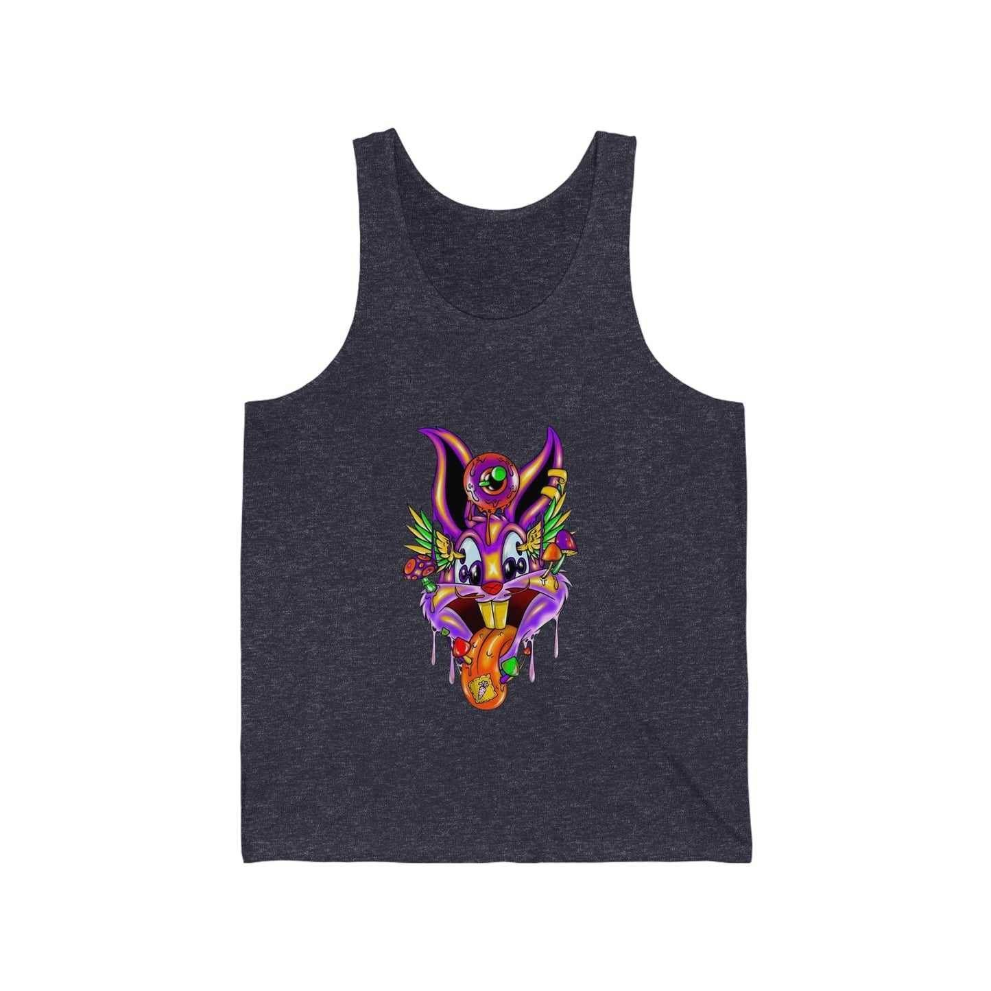 Shroomed Up Bunny Unisex Jersey Tank