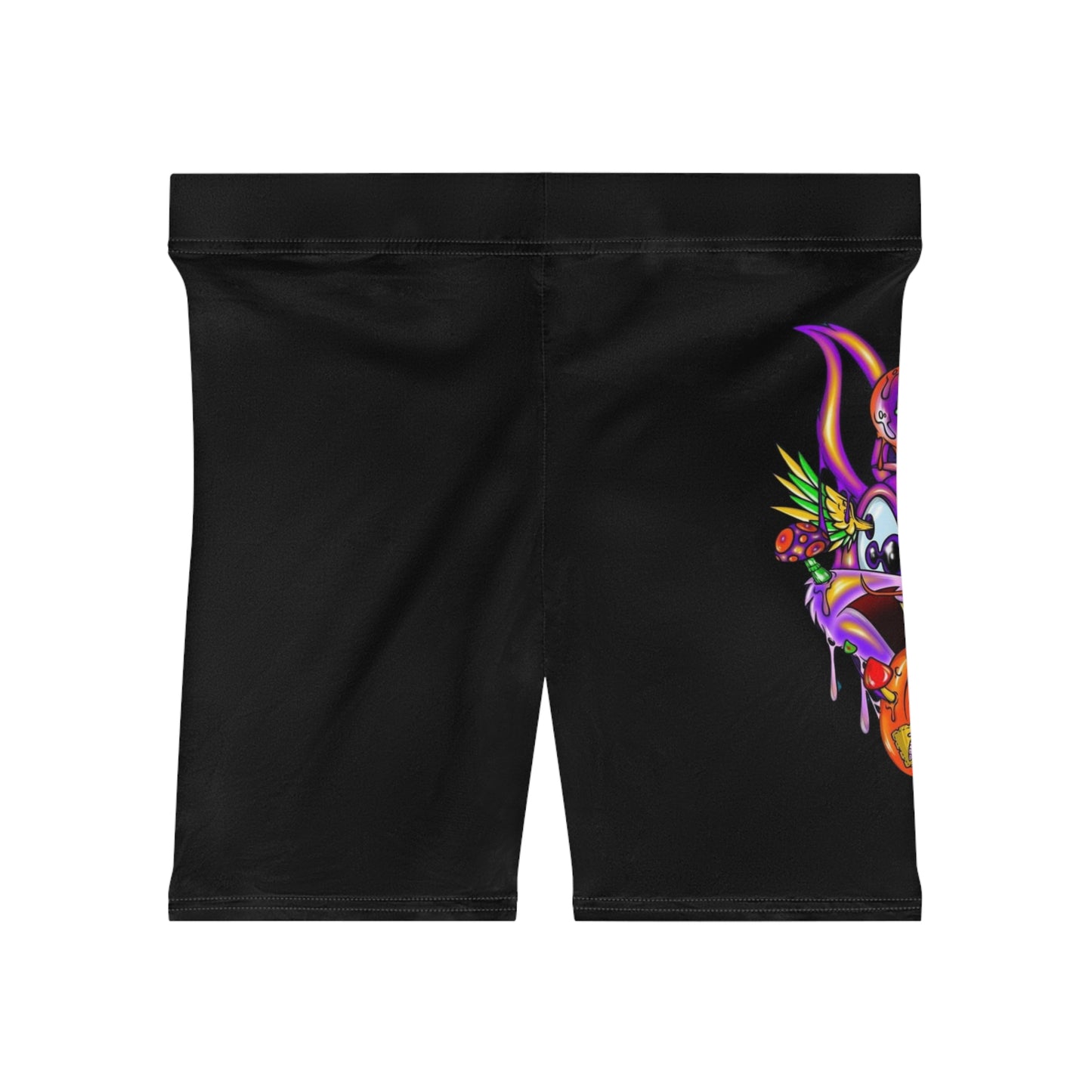 Shroomed Up Bunny Women's Custom Biker Shorts