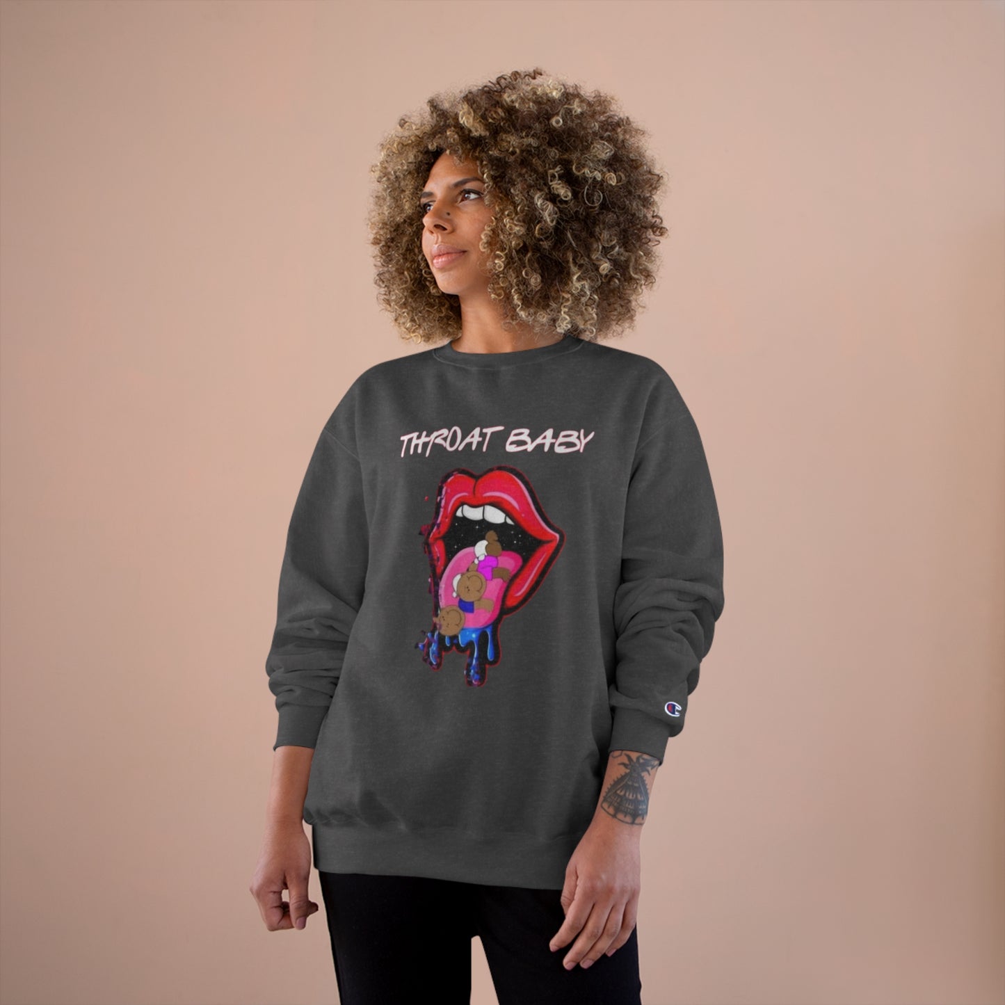 Throat Baby Champion Sweatshirt